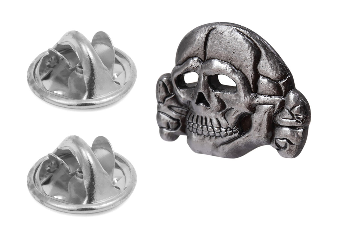 Insignia Broche German Cavalry Hussars Totenkopf WWII Emblem