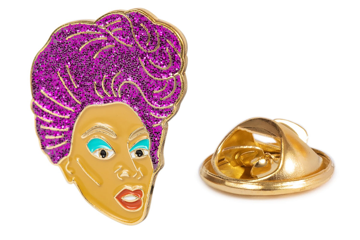 Pin de solapa de RuPaul Drag Race- 30x25mm - Orgullo Drag - Drag Icon