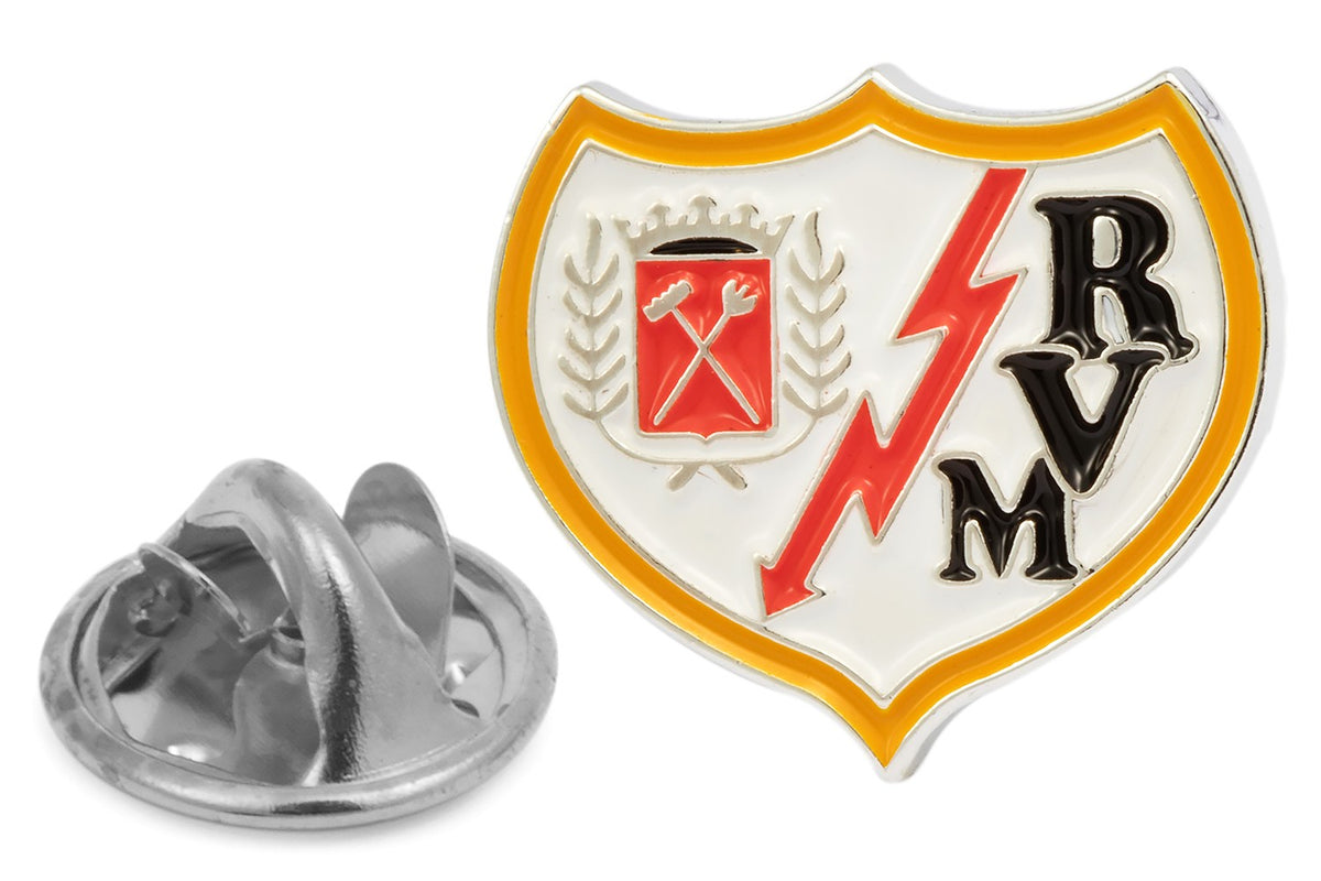 Pin de Solapa Rayo Vallecano de Madrid Esmaltado a color -20x15mm-Pin