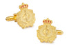 Gemelos de camisa del cuerpo militar de intervención - 15x20mm - Color Dorado