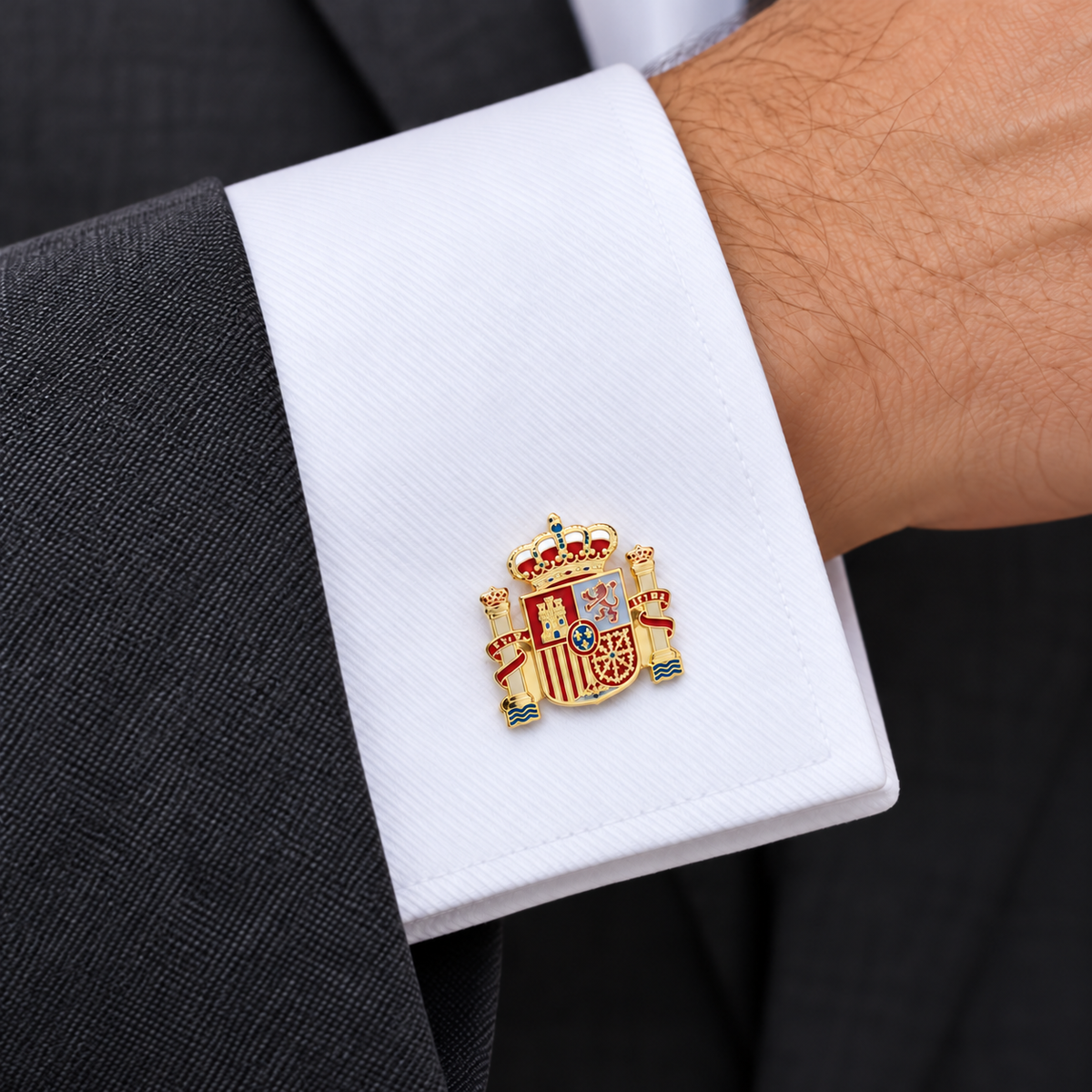 Gemelos para Camisa ‪Escudo del Estado Español
