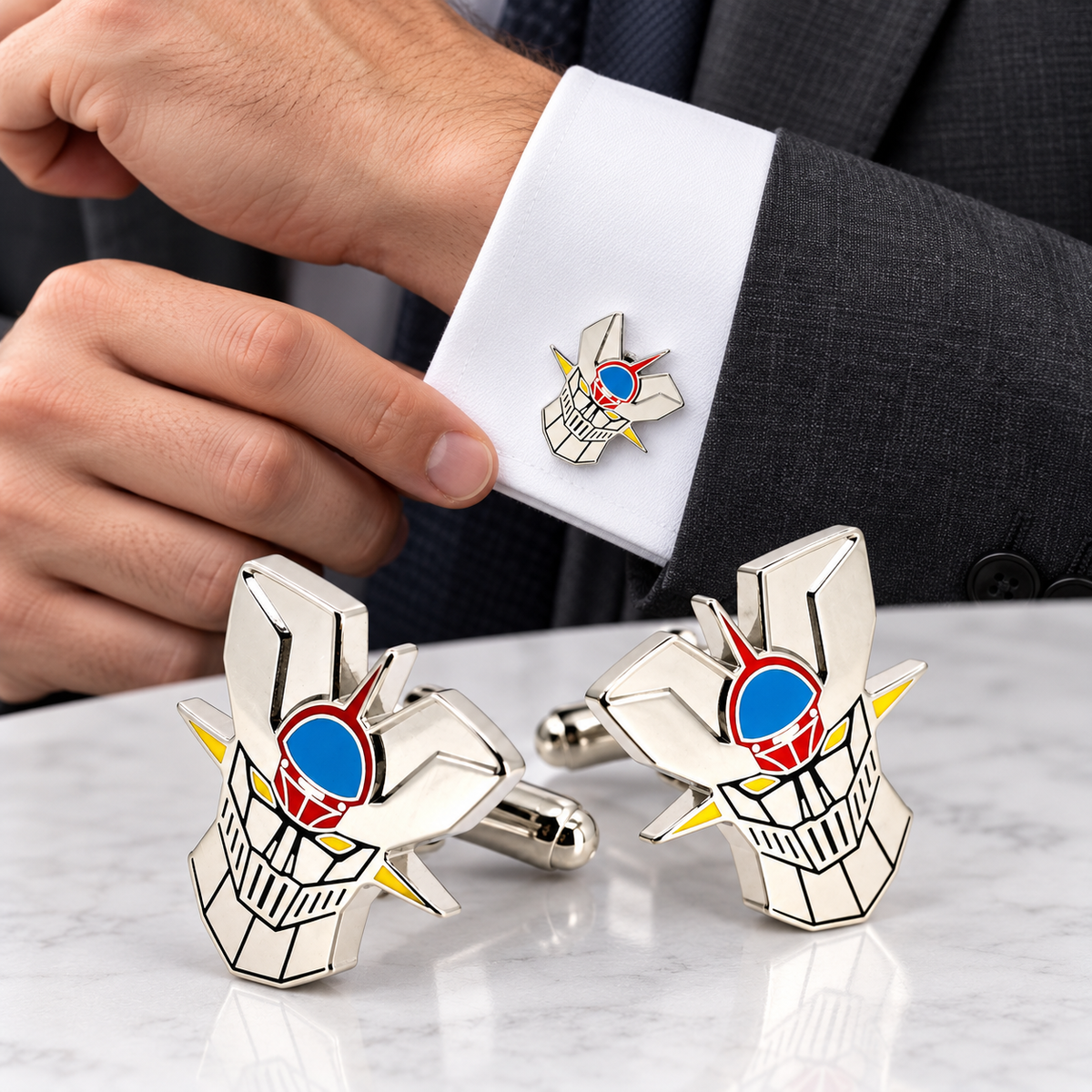 Gemelos de camisa Mazinger Z