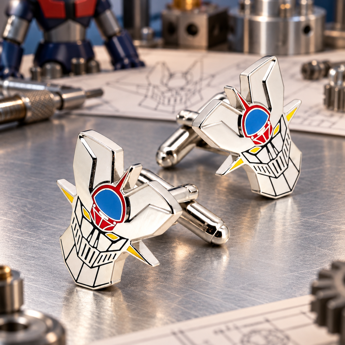 Gemelos de camisa Mazinger Z