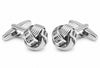 Gemelos de Camisa Nudo Plated Knot Lined 14mm