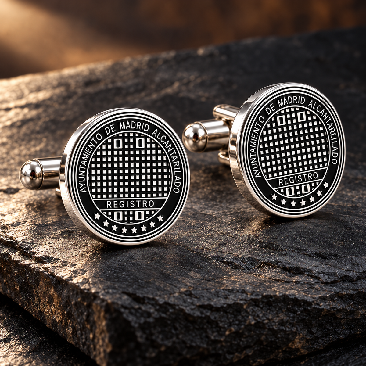 Gemelos Alcantarilla de Madrid / Madrid Sewer Cufflinks