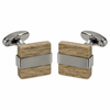 Gemelos para Camisa Wooden Square Style Cuff