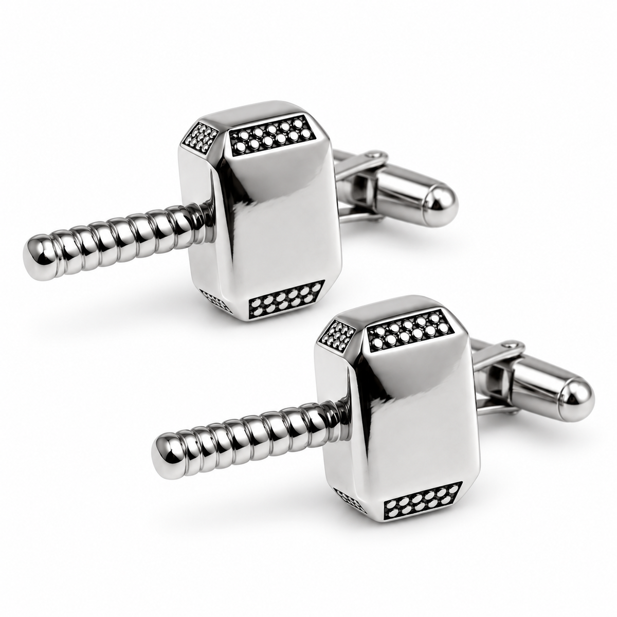 Gemelos para camisa Martillo de Thor Chromado