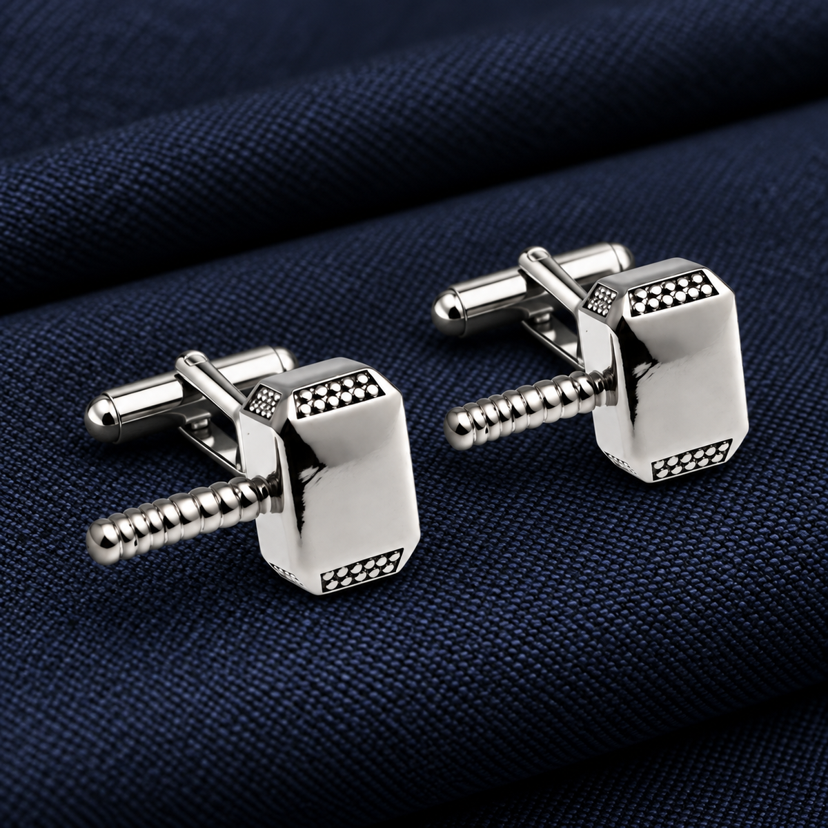 Gemelos para camisa Martillo de Thor Chromado