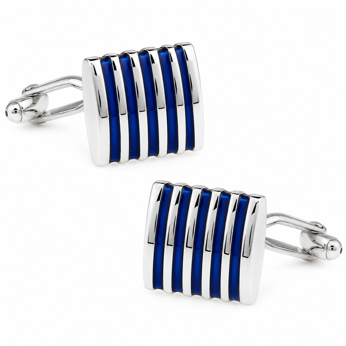 Gemelos Blue Stripes in Steel