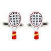 Gemelos para Camisa Pala de Padel Blanca y Colores de España 15x25 mm