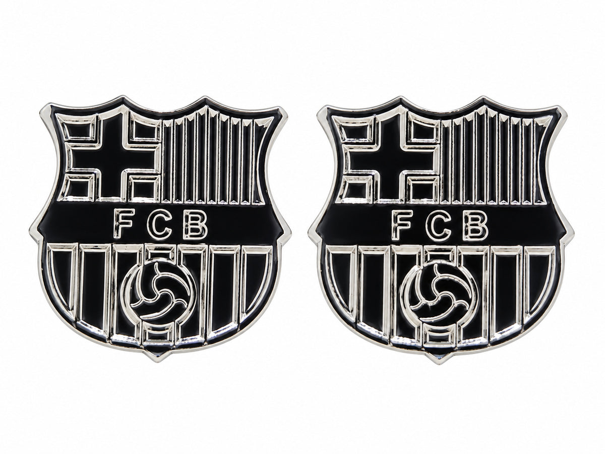 Gemelos para Camisa del FC. Barcelona Plateado