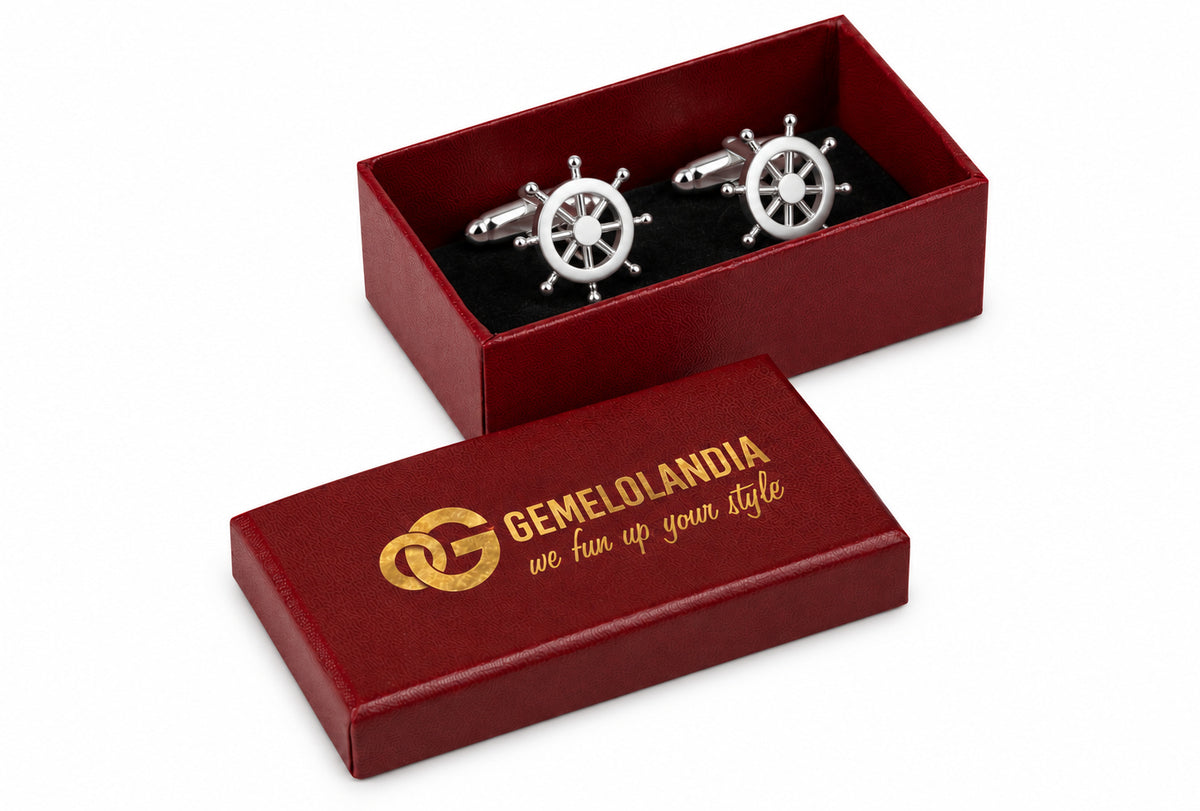Gemelos para camisa Timón Naútico 17 mm