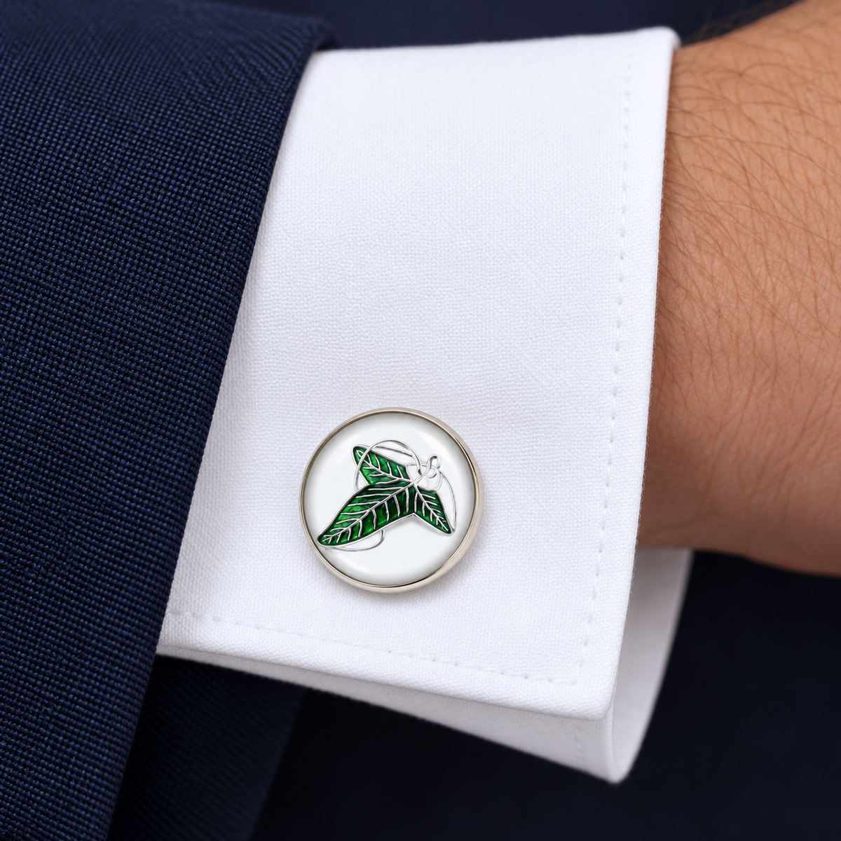 Gemelos de Camisa Magglass Hoja de Lorien El Señor de los Anillos