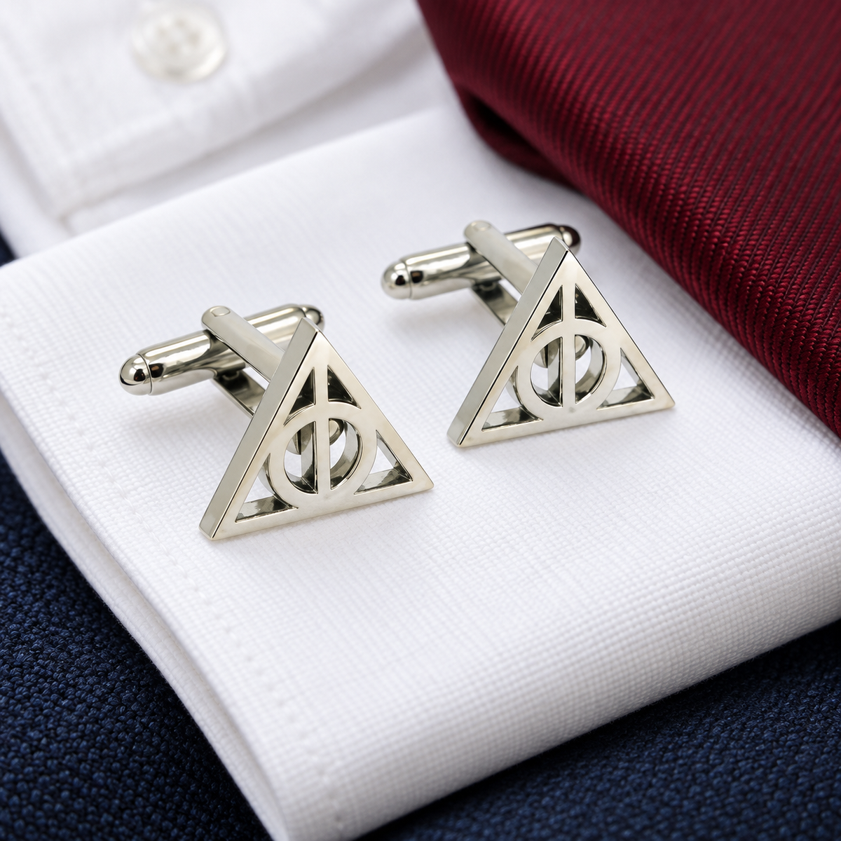Gemelos de Camisa Harry Potter · Las Reliquias de la Muerte