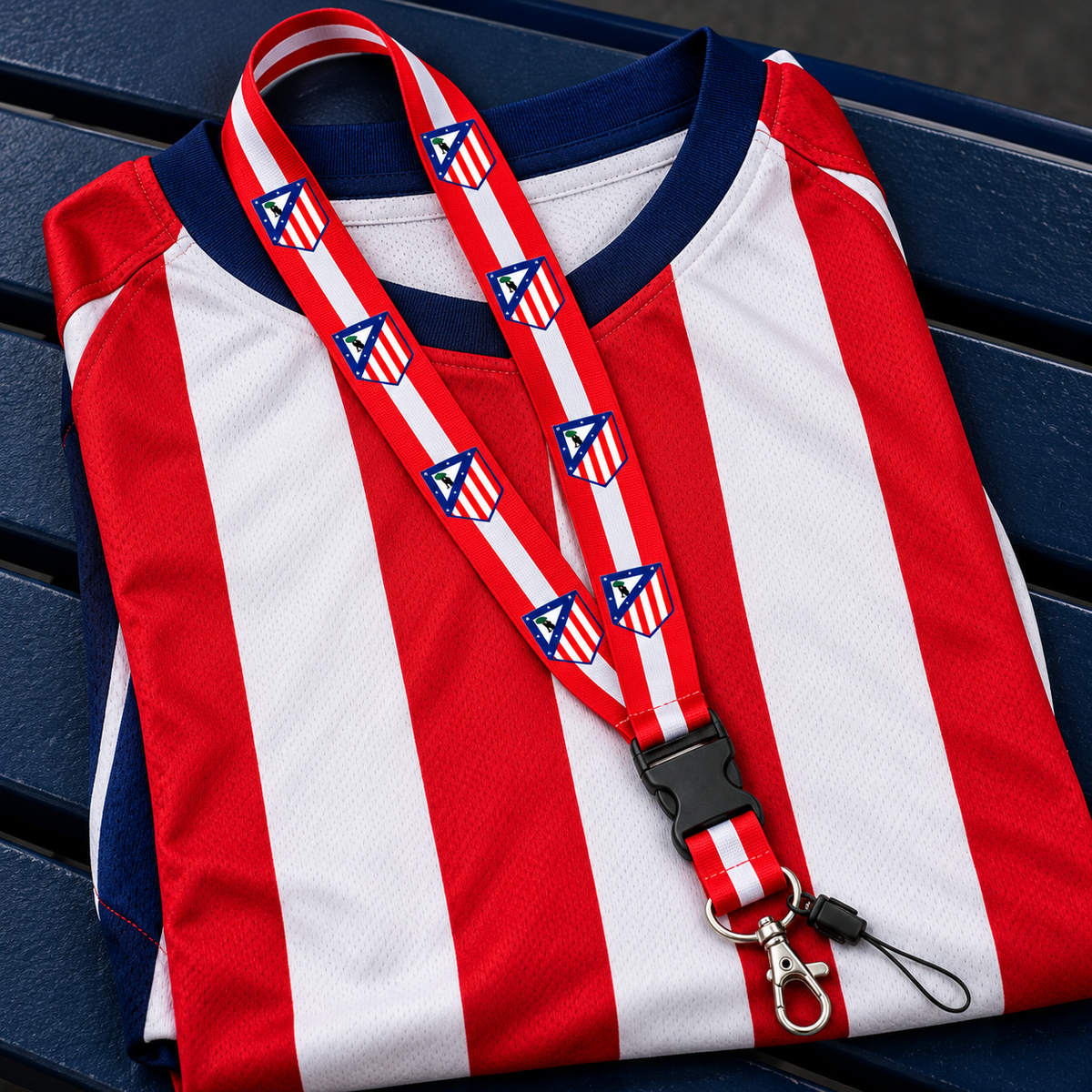 Lanyard ATM Rojiblanco