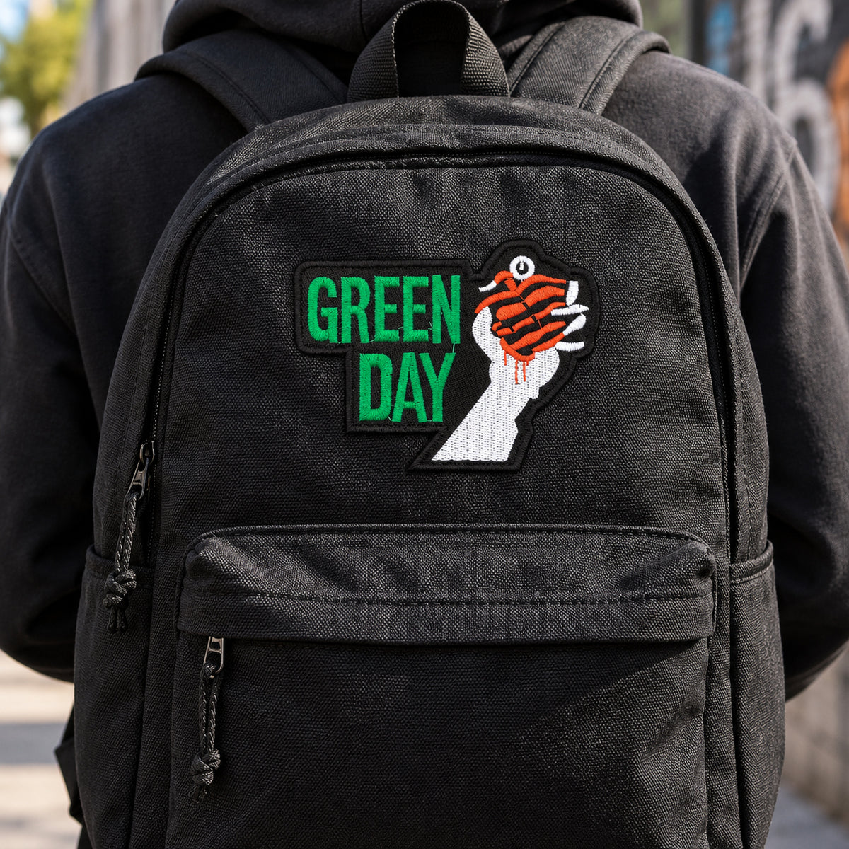 Parche Bordado Termoadhesivo Green Day 11 cm