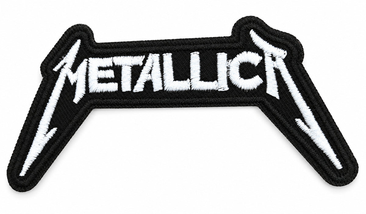 Parche Bordado Termoadhesivo Metallica 9 cm