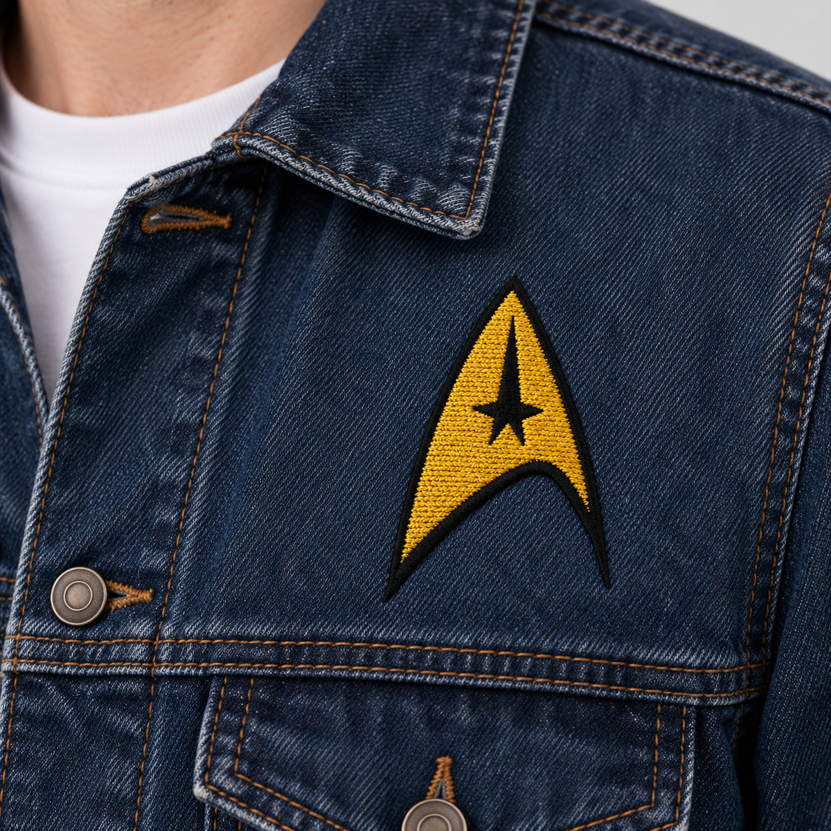 Parche Termoadhesivo para planchar Star Trek 8cm