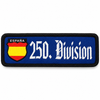 Parche División Azul 250 – Woven con Velcro 9,5 × 3 cm