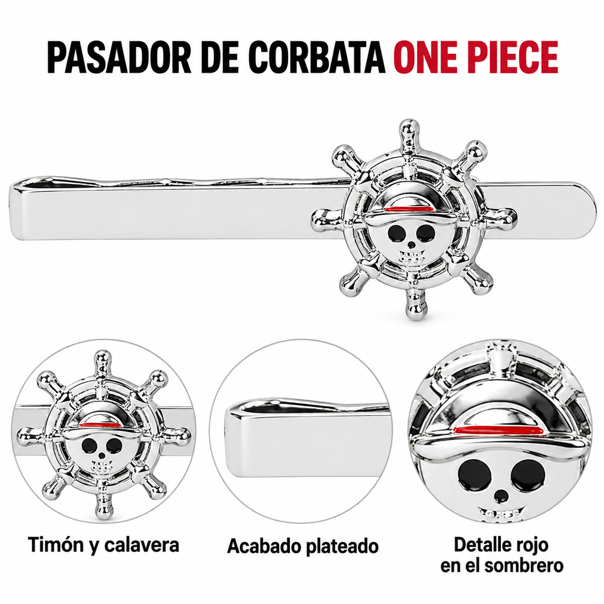 Pasador de Corbata Timón One Piece