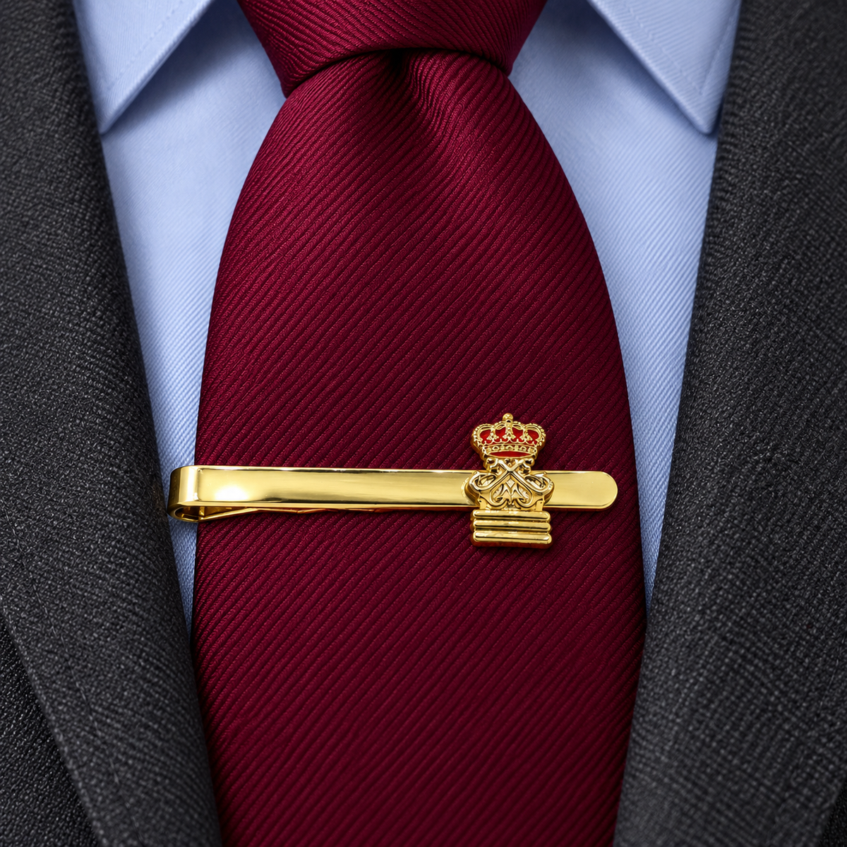 Pasador de Corbata del Distintivo Oficial de Capitán de Yate