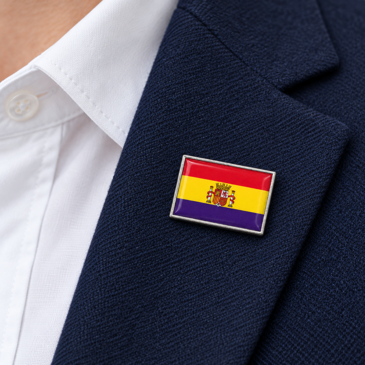 Pin de Solapa de la Bandera de la II República Española