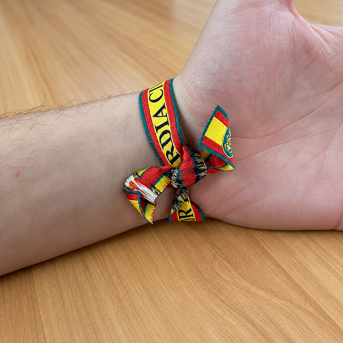 Pack de 7 Pulseras de Tela Bordada Guardia Civil El Honor es mi Divisa 33 cm