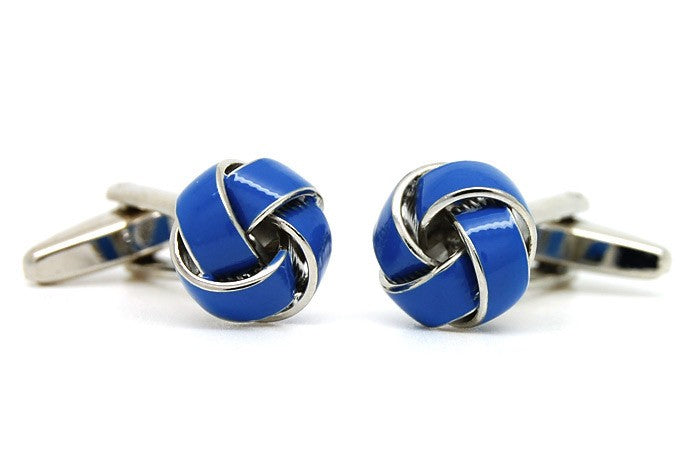 Gemelos Nudos Azul