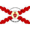 Bandera Detente de Bala Carlista con Aspa de Borgoña 150x90cm