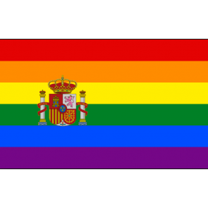 Bandera LGTBI España 90x150cm