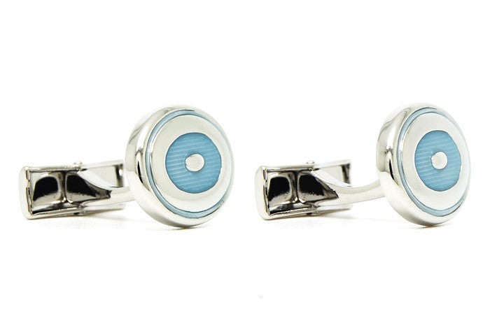 Gemelos Blue and White Steel