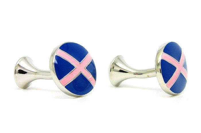 Gemelos  de Bandera Pink Cross