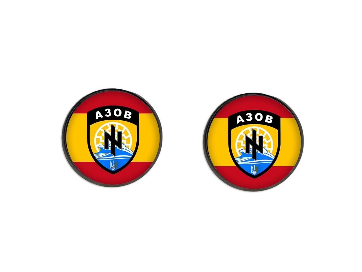 Pin de solapa AZOV bandera de españa en Magglas 16mm