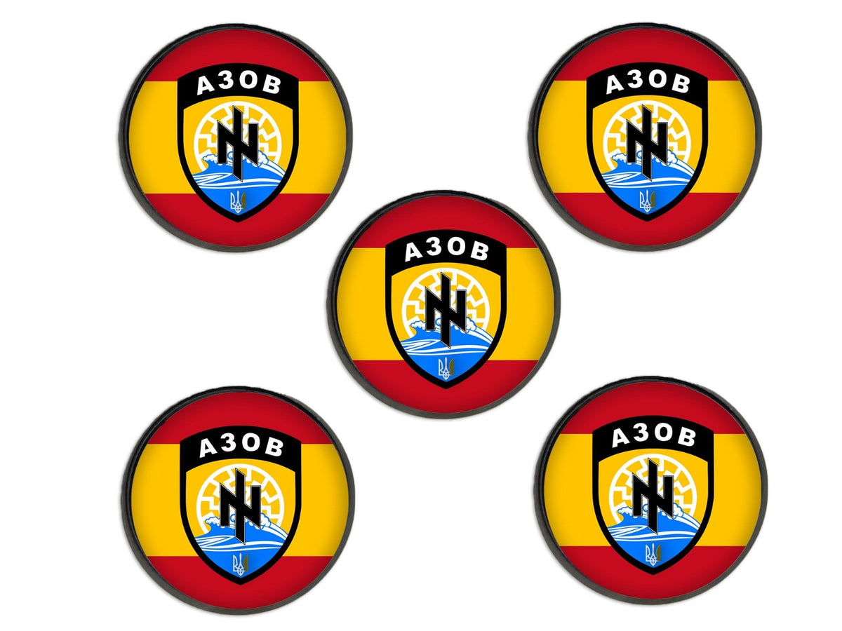 Pin de solapa AZOV bandera de españa en Magglas 16mm