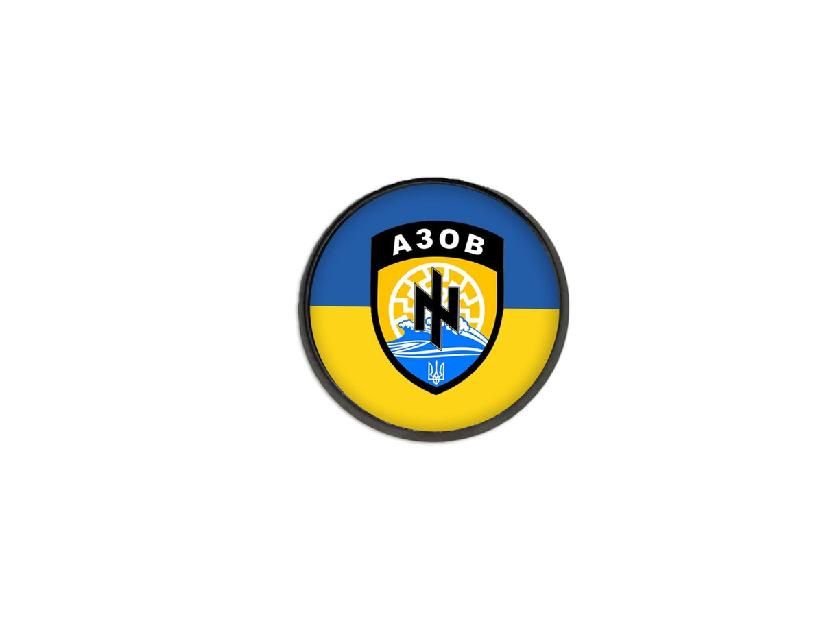 Pin de solapa AZOV bandera de ucrania en Magglas