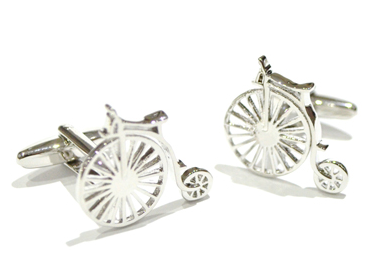 Gemelos de camisa Bicicleta Antigua Acero