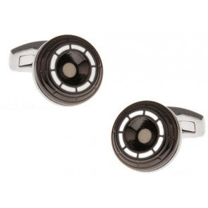 Gemelos Black Rounded Nacared