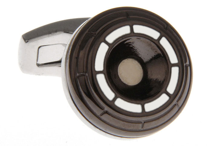 Gemelos Black Rounded Nacared