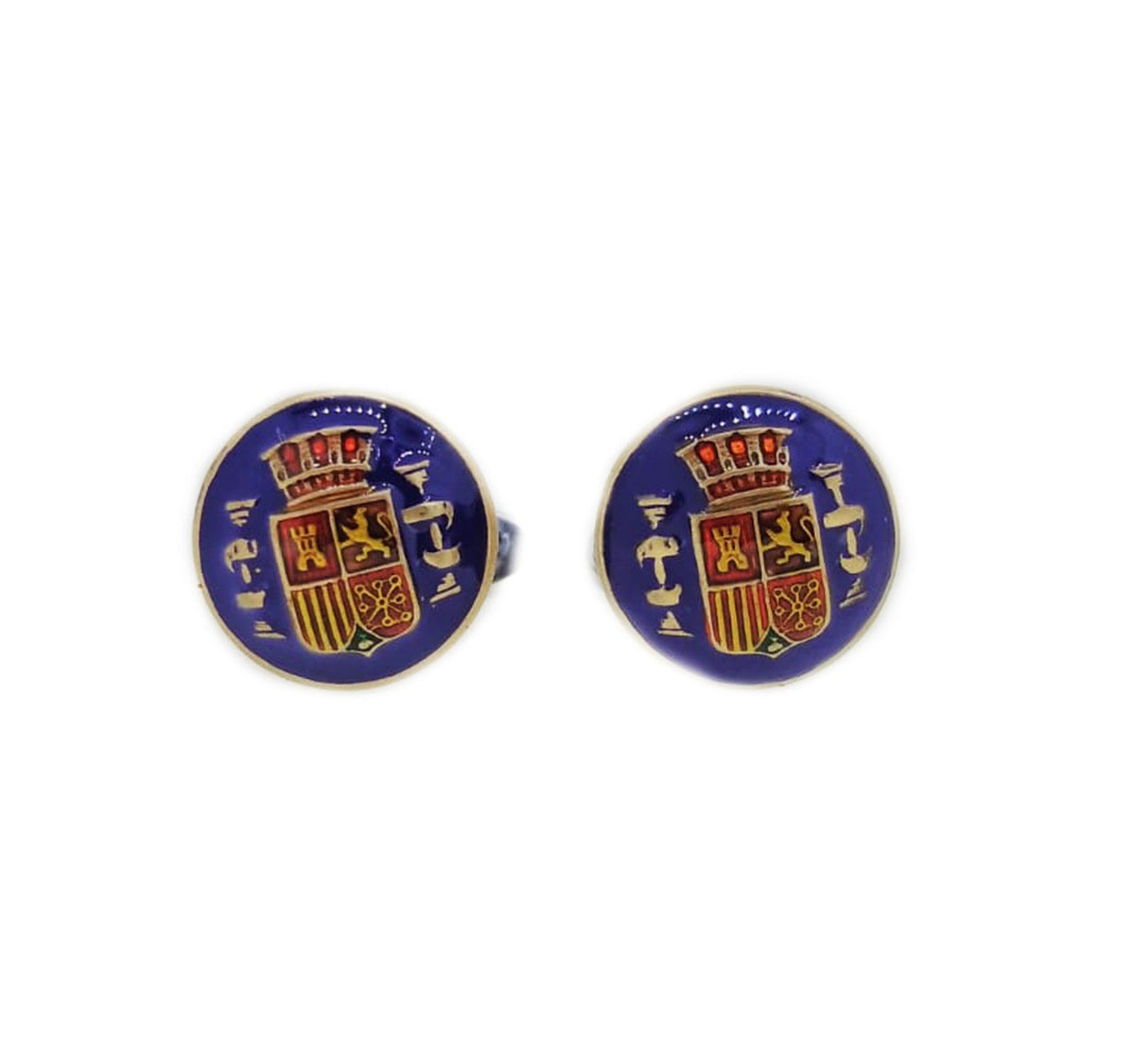 Gemelos de camisa botón original con escudo de la II Republica