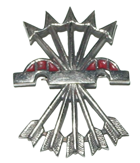 Broche Falange Española 55mm Recreación Histórica-Réplica Militar