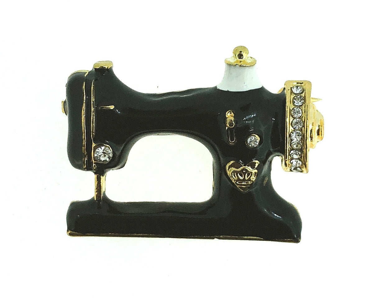 Broche Maquina de Coser Esmaltada