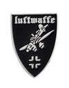 Insignia para Recreación Histórica Luftwaffe Negro y Plata 30x22mm