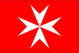 Bandera Cruz Hospitalaria 90x150cm