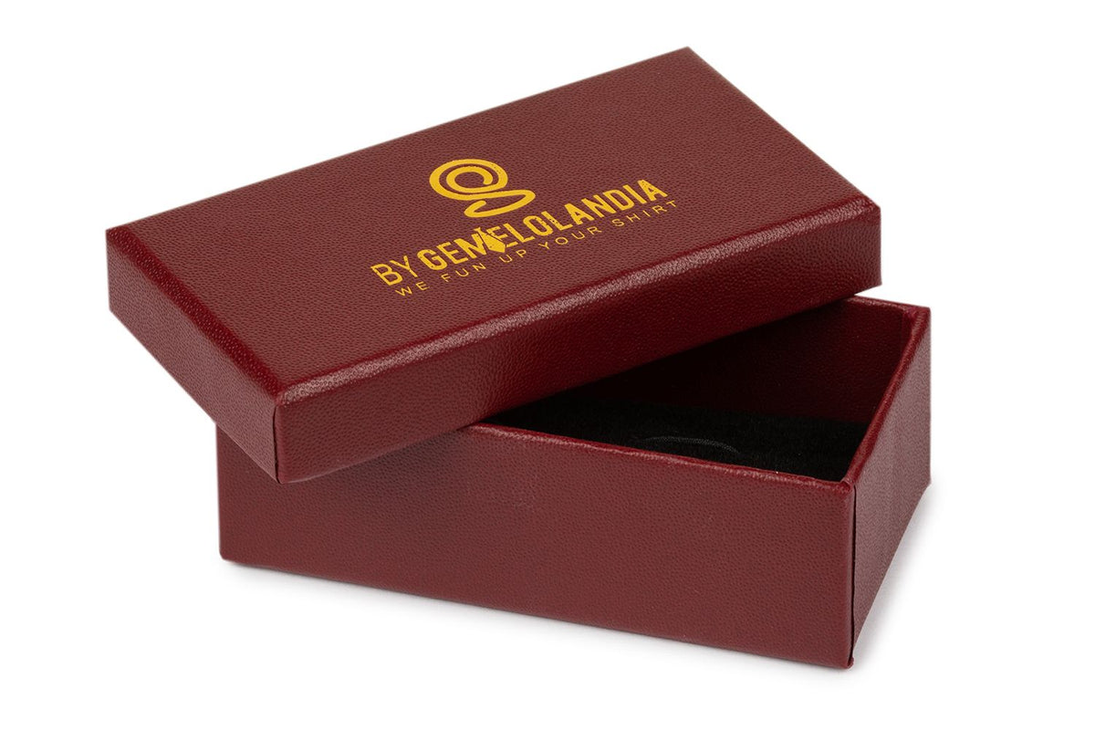 Gemelos de Camisa Saxofón dorado 23x12mm