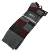 Twopack Hugo Boss RS Design Calcetines Lines Tonos Grises y Rojos 39-42