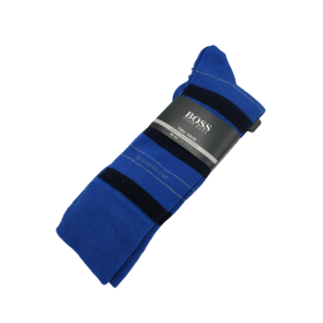 Twopack Hugo Boss RS Design Calcetines Lines Tonos Azules y Marinos 39-42