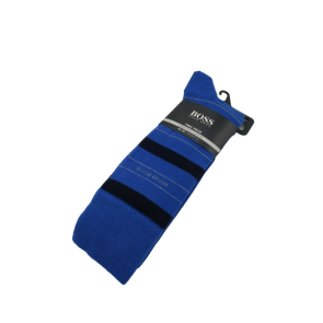Twopack Hugo Boss RS Design Calcetines Lines Tonos Azules y Marinos 43-46