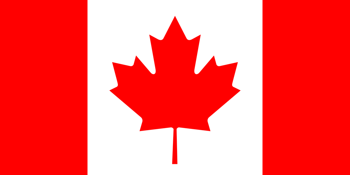 Bandera Canadá 90x150cm