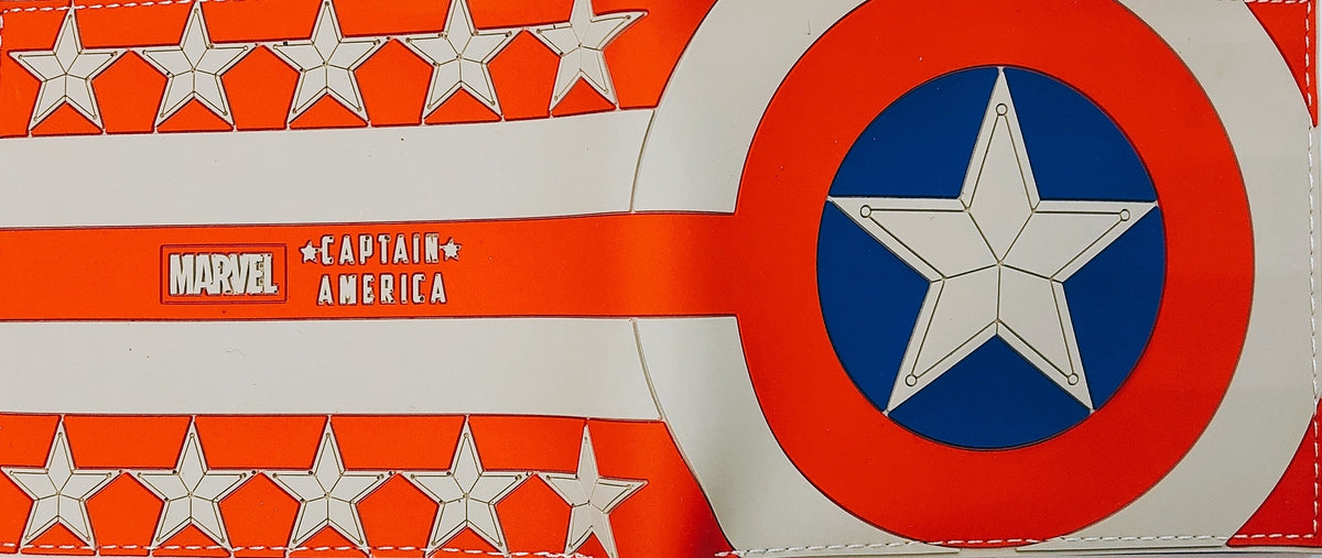 Cartera Capitán América Barras y Estrellas