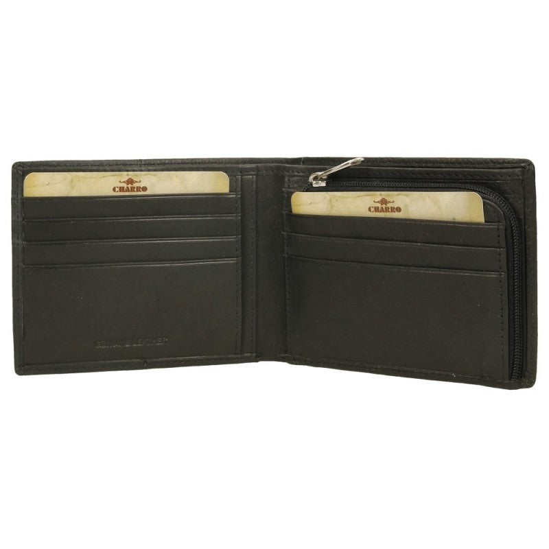 Cartera Charro Piel con Cremallera